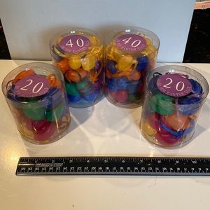 NWT and vintage 1990s Lot of four containers of Easter Eggs